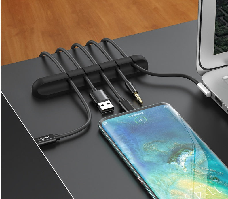 StudesKing™ USB Cable Organizer – Keep Your Desk Neat & Tangle-Free