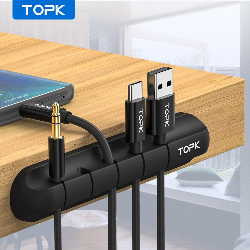 StudesKing™ USB Cable Organizer – Keep Your Desk Neat & Tangle-Free