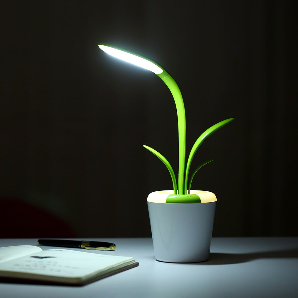 StudesKing™ Modern USB LED Table Lamp – Eye-Friendly Light for Living Room & Office