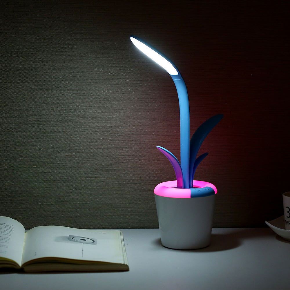 StudesKing™ Modern USB LED Table Lamp – Eye-Friendly Light for Living Room & Office